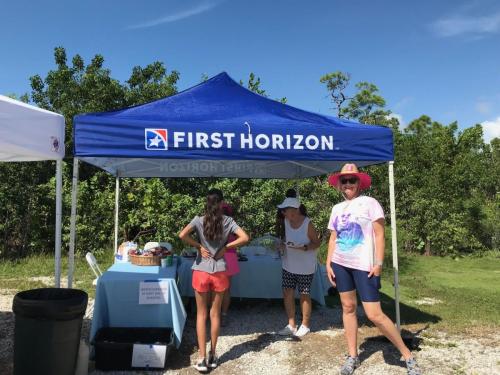 Food and refreshments sponsored by First Horizon Bank, at Native Plant Day, Oct 2023