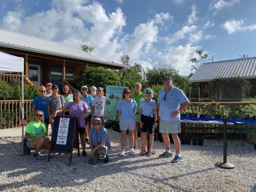 Volunteers at the Native Plant Day, Oct 2023