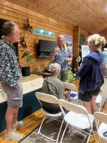 Misha McRae, KWBG with group, Lecture Series Jan 2023