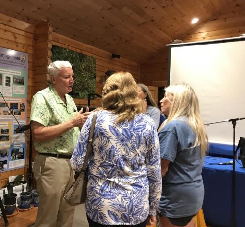 Lecturer Nova Silvy with group - Lecture Series March 2023