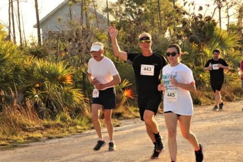 Run with Deer 5K - along the route in Big Pine Key, March 2020