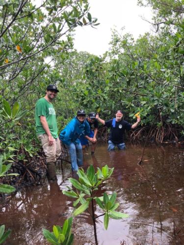 Reni, Kelly Anne, Adam and Bob Croc nest hunt