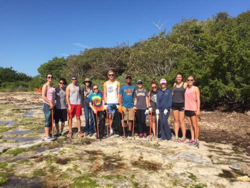 Long beach trash cleanup Sept. 2016, Big Pine Key