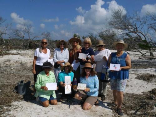 Nature sketching by Christine Ogura, USFWS