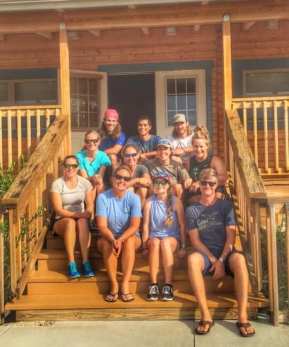 Volunteers at new Nature Center - 2019